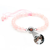 PERSONNALISÉ BRACELET PHOTO AVEC VOTRE PHOTO - PEARLS