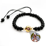 PERSONNALISÉ BRACELET PHOTO AVEC VOTRE PHOTO - PEARLS