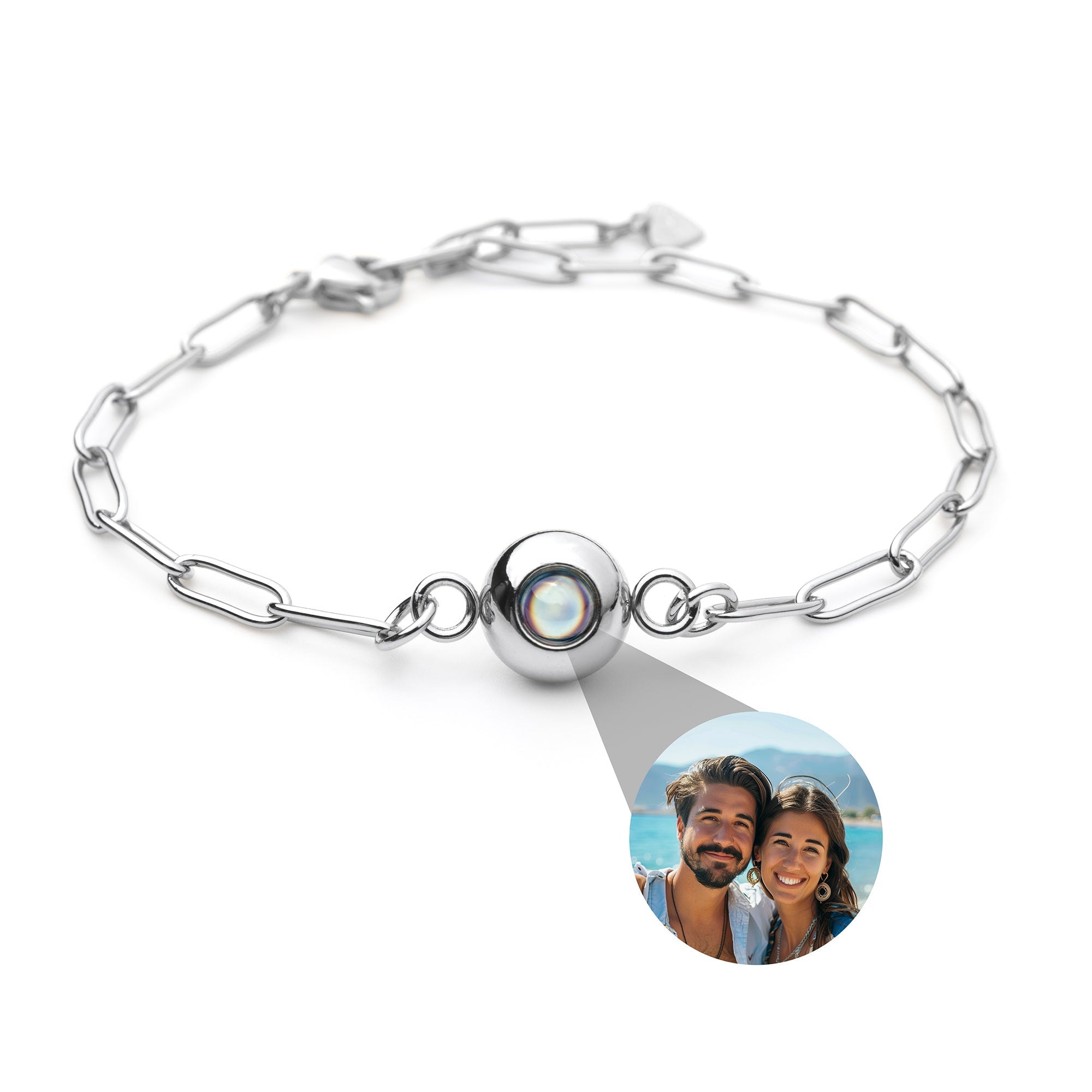 PERSONNALISÉ BRACELET PHOTO AVEC VOTRE PHOTO - PAPERCLIP