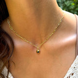 PERSONNALISÉ PHOTO COLLIER - PAPERCLIP CHAÎNE