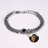 PERSONNALISÉ BRACELET PHOTO AVEC VOTRE PHOTO - CUBAN CHAÎNE