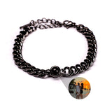 PERSONNALISÉ BRACELET PHOTO AVEC VOTRE PHOTO - CUBAN CHAÎNE