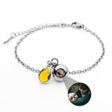PERSONNALISÉ BRACELET PHOTO AVEC VOTRE PHOTO - BIRTHSTONE