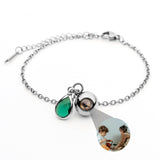 PERSONNALISÉ BRACELET PHOTO AVEC VOTRE PHOTO - BIRTHSTONE