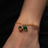 PERSONNALISÉ BRACELET PHOTO AVEC VOTRE PHOTO - BIRTHSTONE