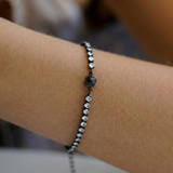 PERSONNALISÉ BRACELET PHOTO AVEC VOTRE PHOTO - TENNIS ZIRCONIA