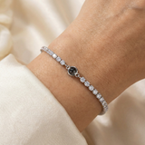 PERSONNALISÉ BRACELET PHOTO AVEC VOTRE PHOTO - TENNIS ZIRCONIA