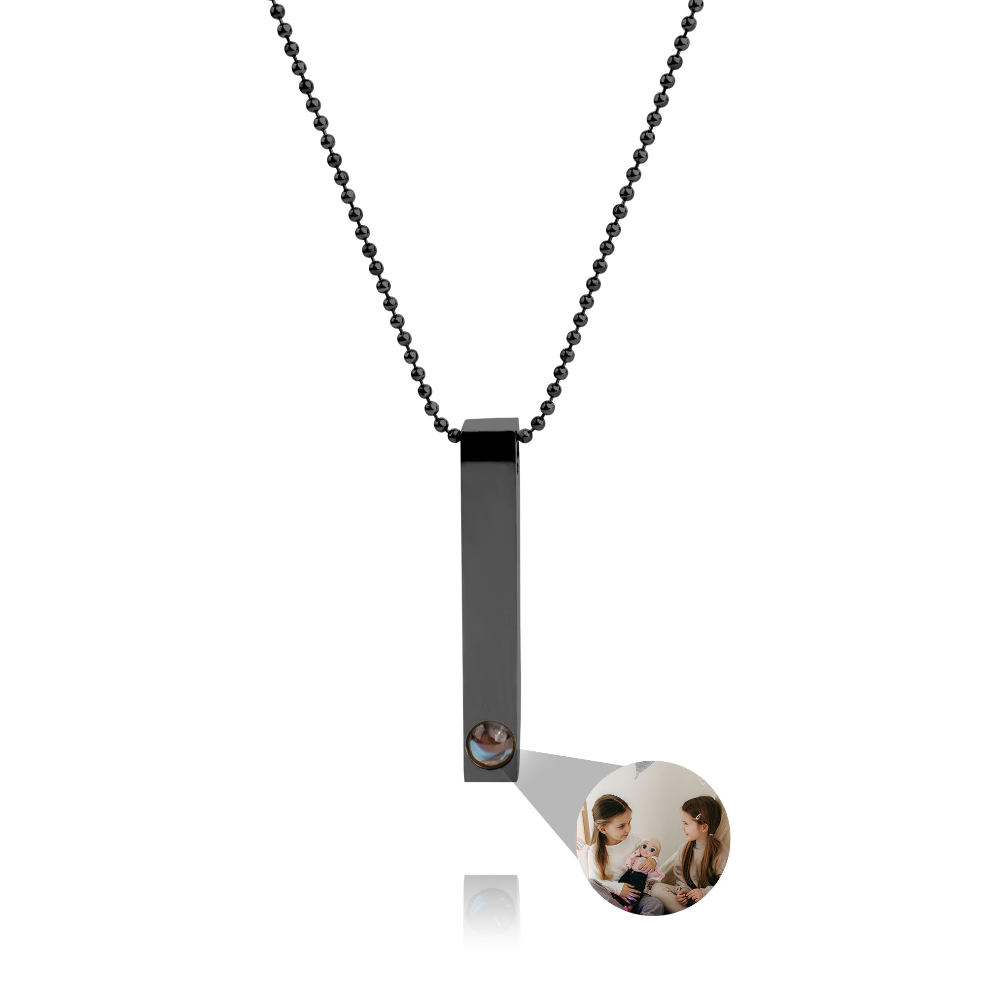 PERSONNALISÉ PHOTO COLLIER - BAR BALLCHAIN