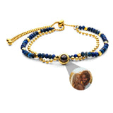 PERSONNALISÉ BRACELET PHOTO AVEC VOTRE PHOTO - CRYSTAL