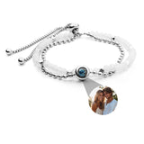 PERSONNALISÉ BRACELET PHOTO AVEC VOTRE PHOTO - CRYSTAL