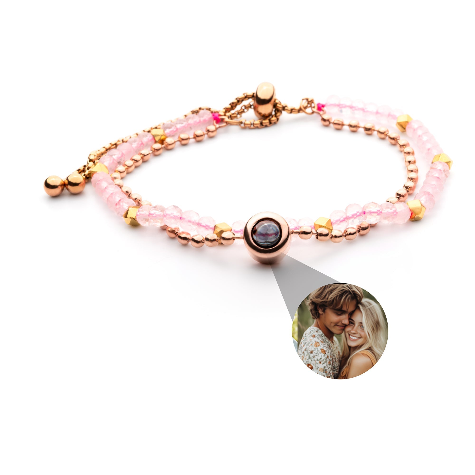 PERSONNALISÉ BRACELET PHOTO AVEC VOTRE PHOTO - CRYSTAL