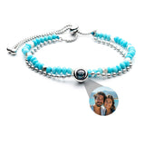 PERSONNALISÉ BRACELET PHOTO AVEC VOTRE PHOTO - CRYSTAL