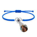 PERSONNALISÉ BRACELET PHOTO AVEC VOTRE PHOTO - CŒUR