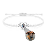 PERSONNALISÉ BRACELET PHOTO AVEC VOTRE PHOTO - CŒUR