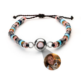 PERSONNALISÉ BRACELET PHOTO AVEC VOTRE PHOTO - HEISHI GEMSTONE