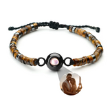 PERSONNALISÉ BRACELET PHOTO AVEC VOTRE PHOTO - HEISHI GEMSTONE