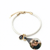 PHOTO BRACELET WITH YOUR OWN PHOTO - ESSENCE BIRTHSTONE