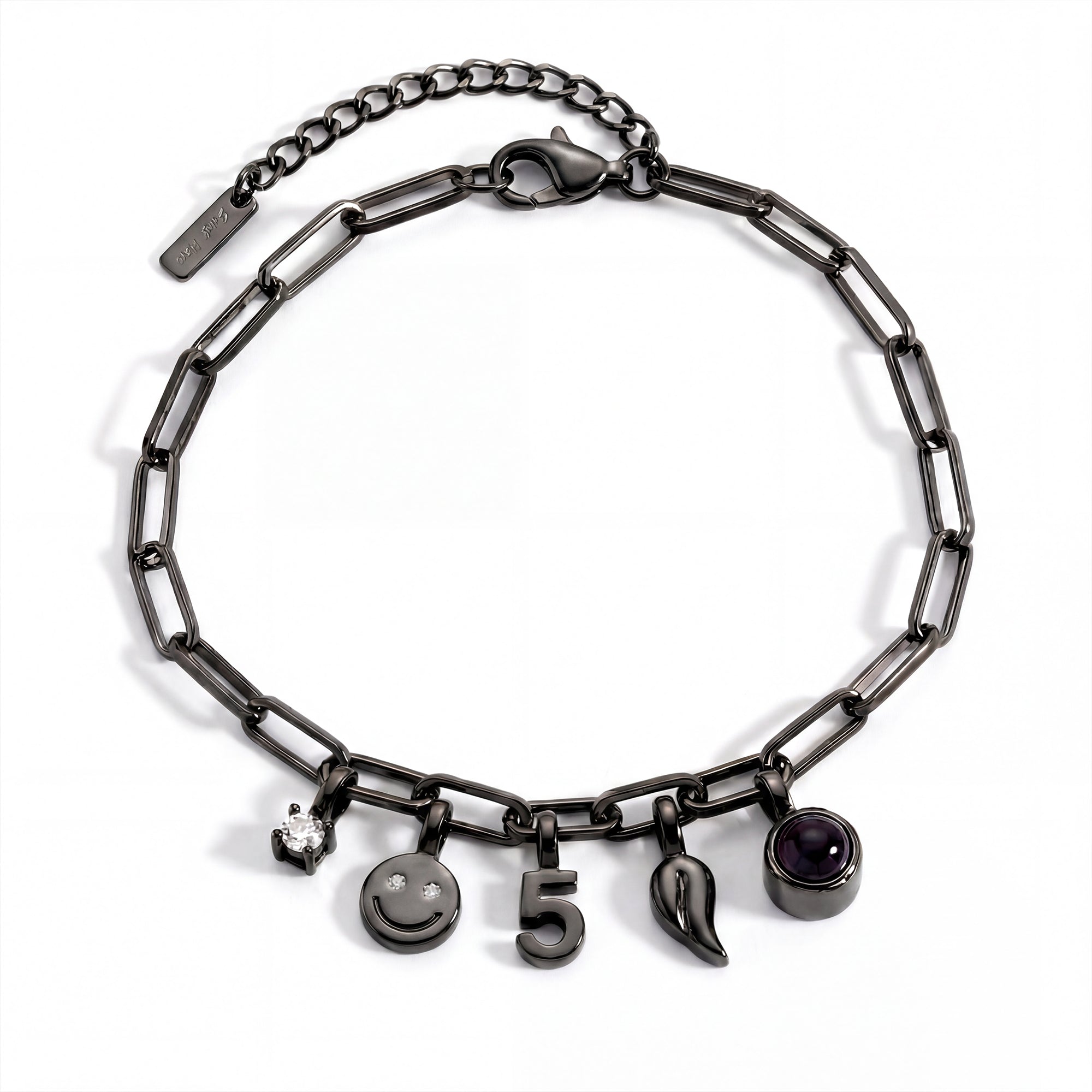 PERSONNALISÉ BRELOQUE BRACELET - PAPERCLIP