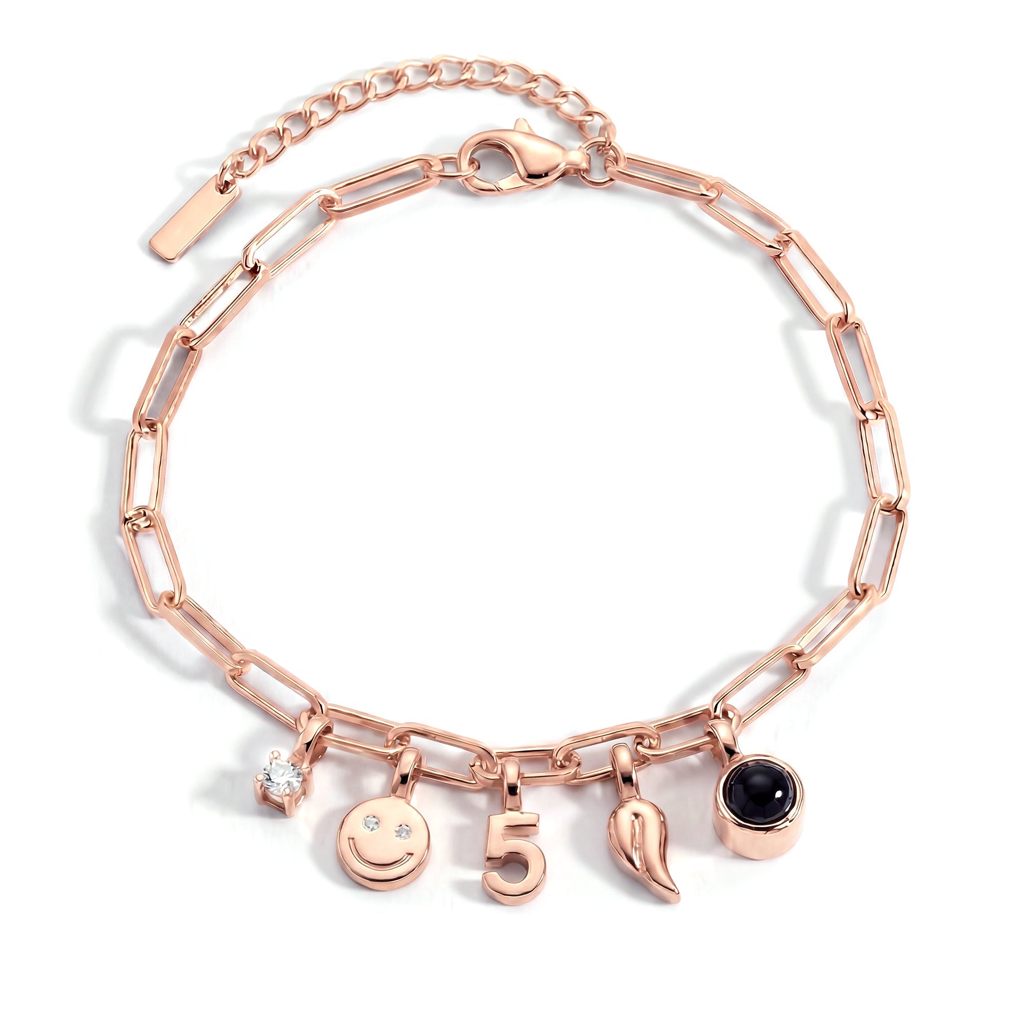 PERSONNALISÉ BRELOQUE BRACELET - PAPERCLIP