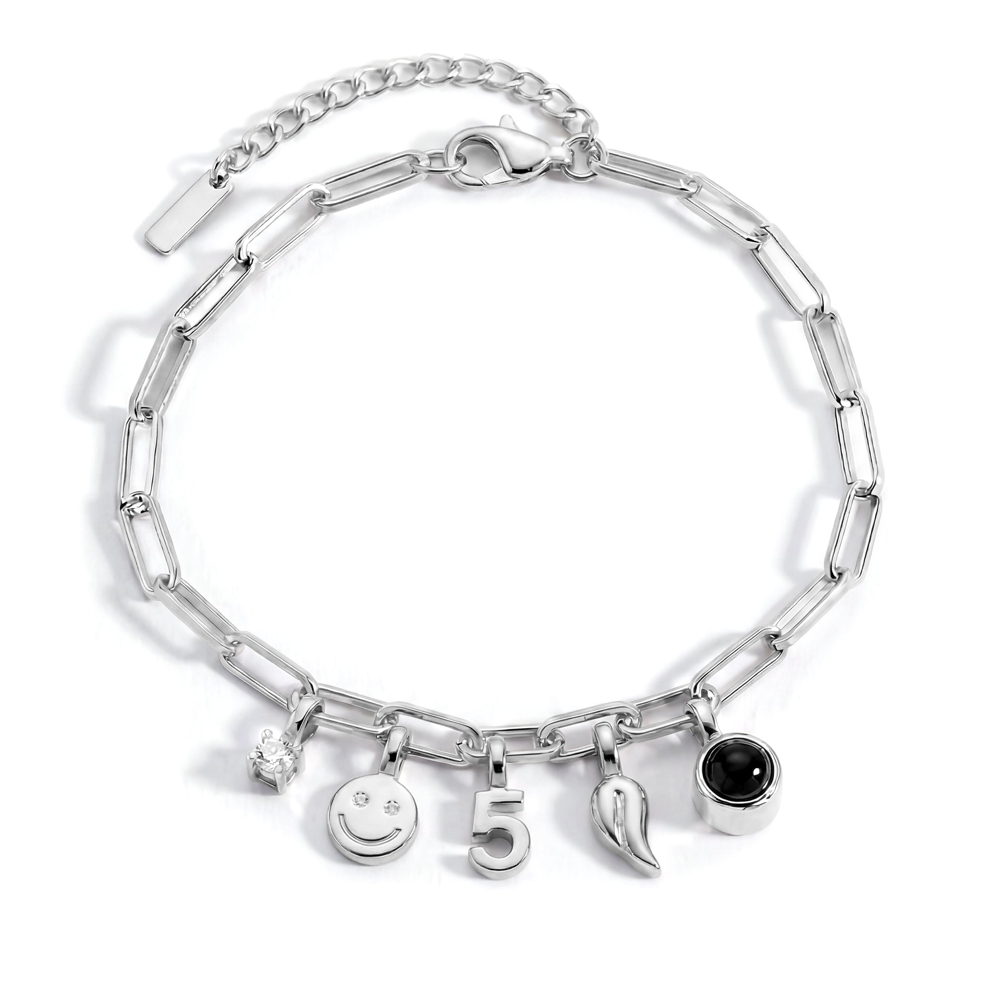 PERSONNALISÉ BRELOQUE BRACELET - PAPERCLIP
