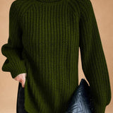 MARIA | PULL LARGE COL ROULÉ