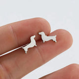 Cute Dachshund Stud Earrings