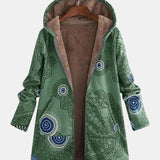 SAGE | VESTE SHERPA MOTIFS TRIBAUX