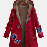 SAGE | VESTE SHERPA MOTIFS TRIBAUX