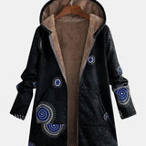 SAGE | VESTE SHERPA MOTIFS TRIBAUX