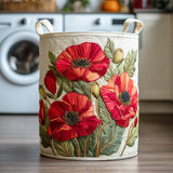 PANIER À LINGE | RÊVE DE COQUELICOT ÉCARLATE