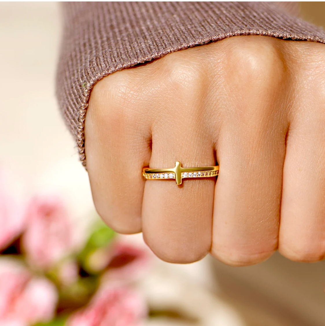 Bague Fais Confiance à Dieu