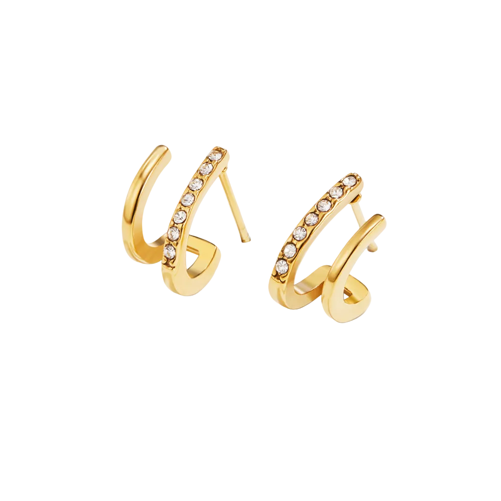 BOUCLES D'OREILLES CRISTAL