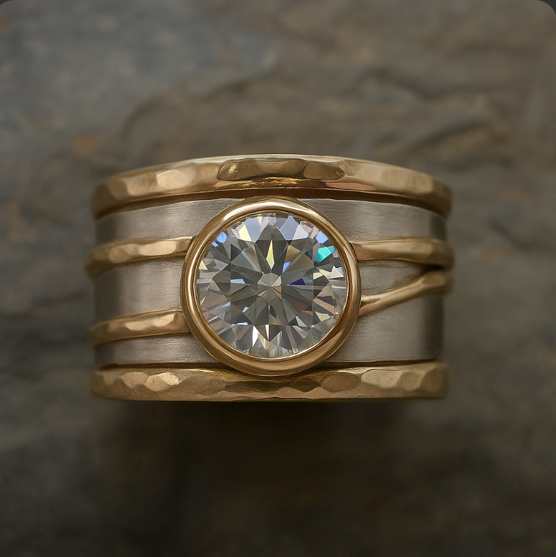 BAGUE ÉCLAT VINTAGE ZIRCONE