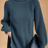 MARIA | PULL LARGE COL ROULÉ