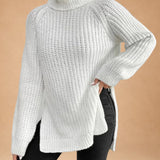 MARIA | PULL LARGE COL ROULÉ