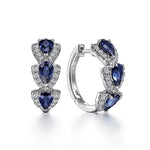 BOUCLES D'OREILLES SAPHIR