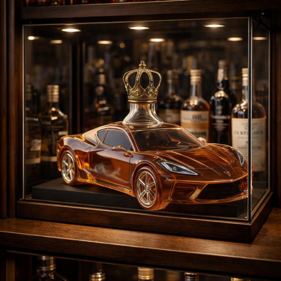 Whiskey Bottle - Corvette Edition