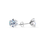 BOUCLES D'OREILLES | OR BLANC