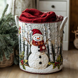 PANIER À LINGE | BONHOMME DE NEIGE JOYEUX