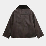 DÉLIANNE | VESTE EN CUIR VINTAGE