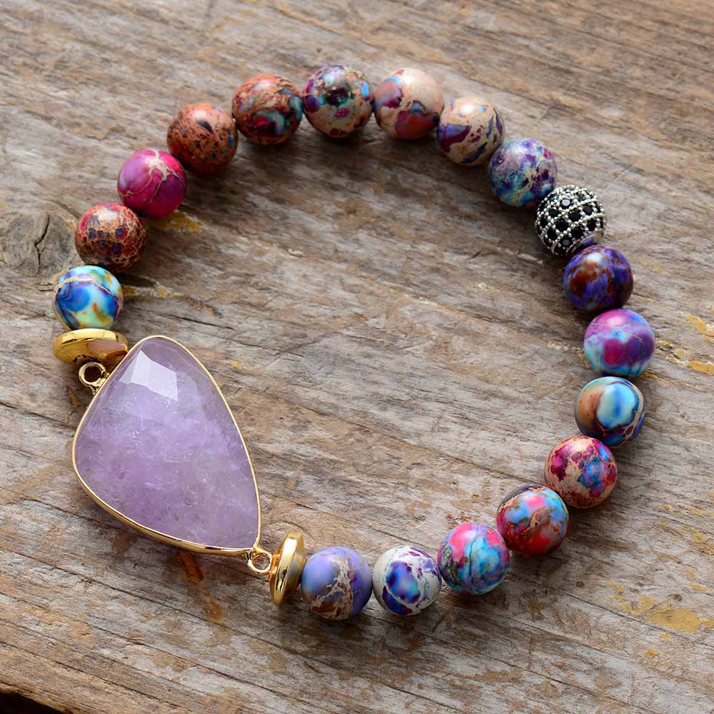 BRACELET BOHÈME CHIC AMÉTHYSTE