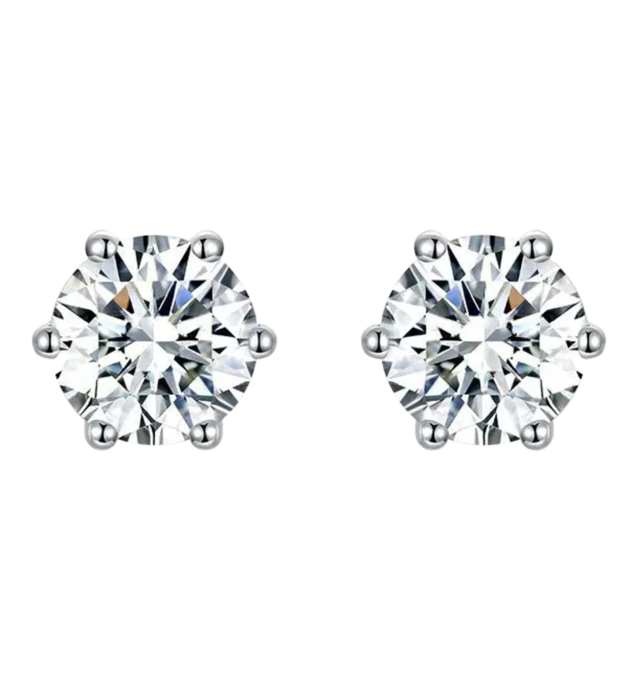 BOUCLES D'OREILLES | OR BLANC