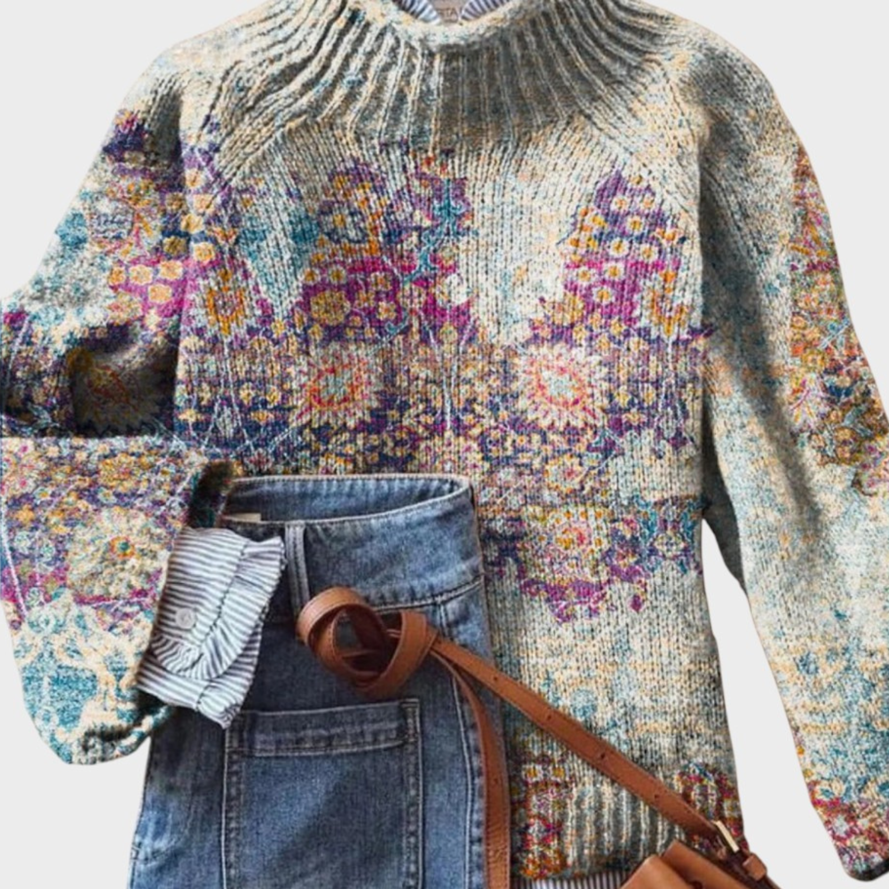 VITÓRIA | PULL TRICOTÉ ARTISTIQUE