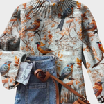 MÓNICA | PULL TRICOTÉ ARTISTIQUE