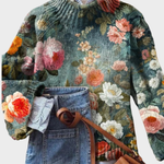 PATRÍCIA | PULL TRICOTÉ ARTISTIQUE