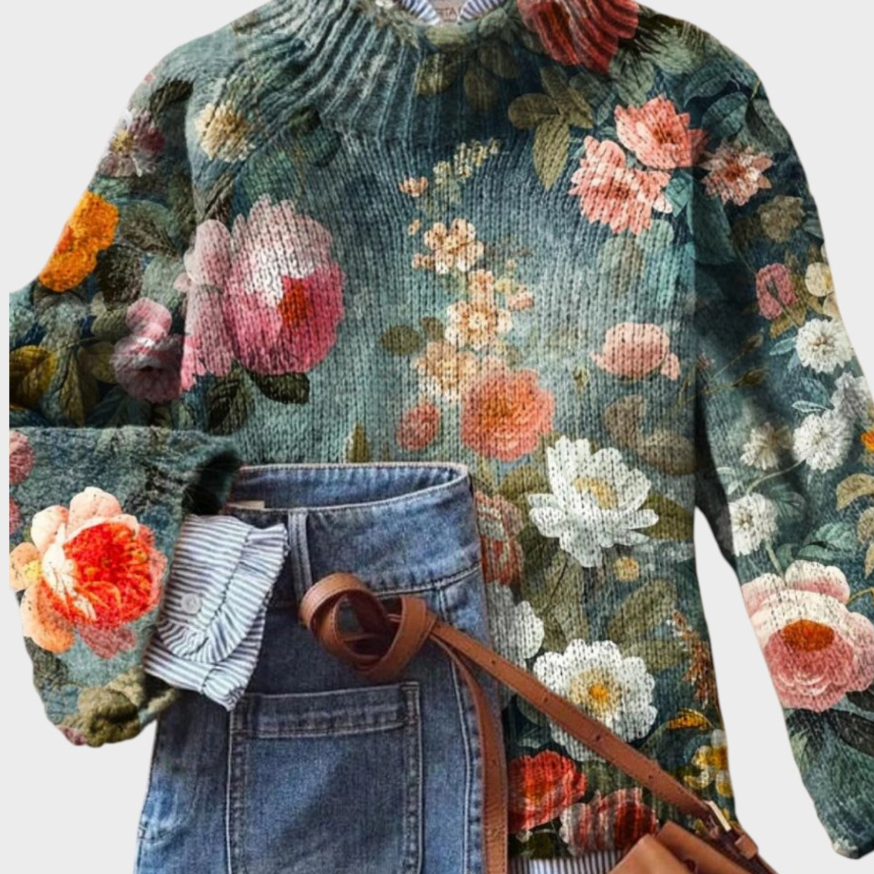 PATRÍCIA | PULL TRICOTÉ ARTISTIQUE