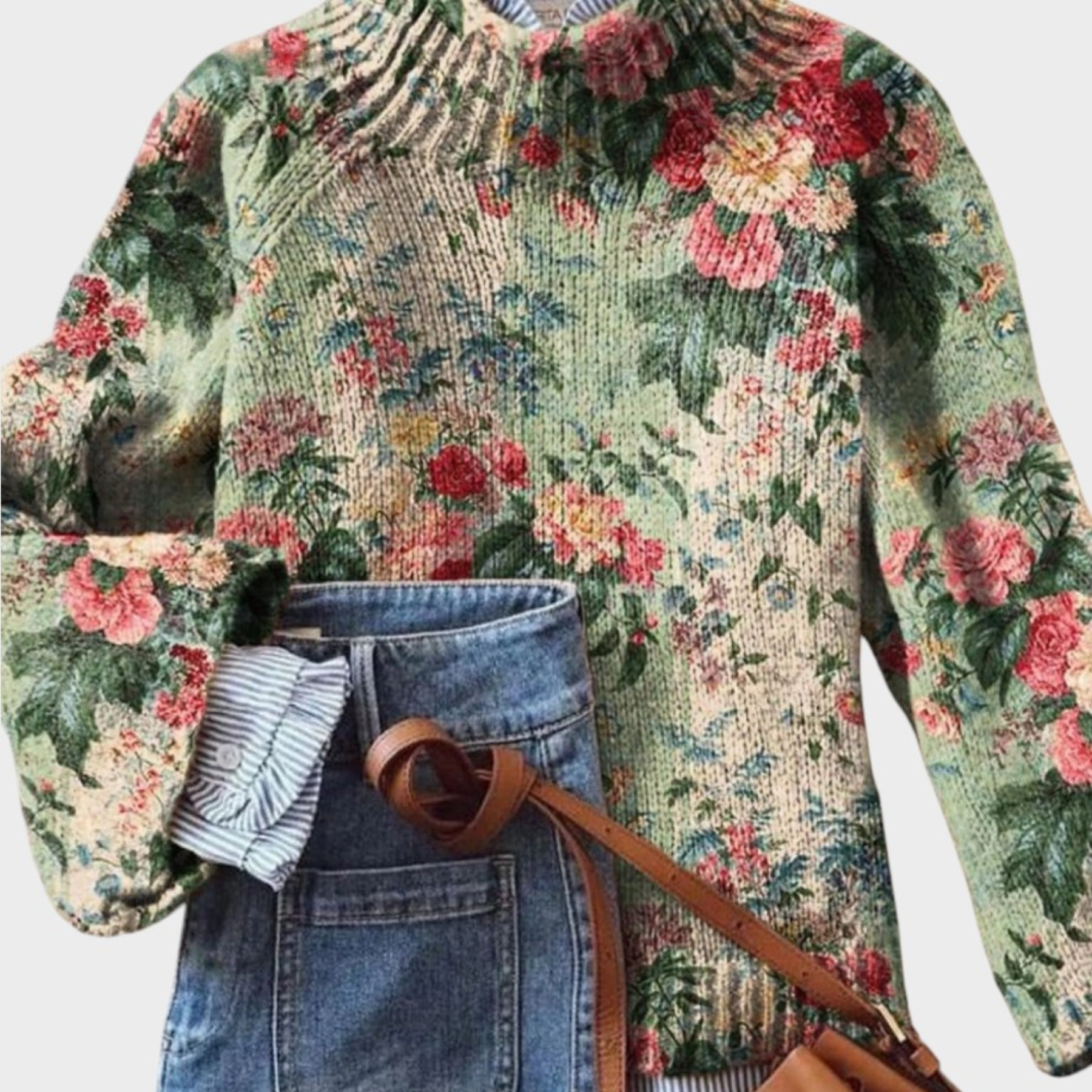 ÂNGELA | PULL TRICOTÉ ARTISTIQUE