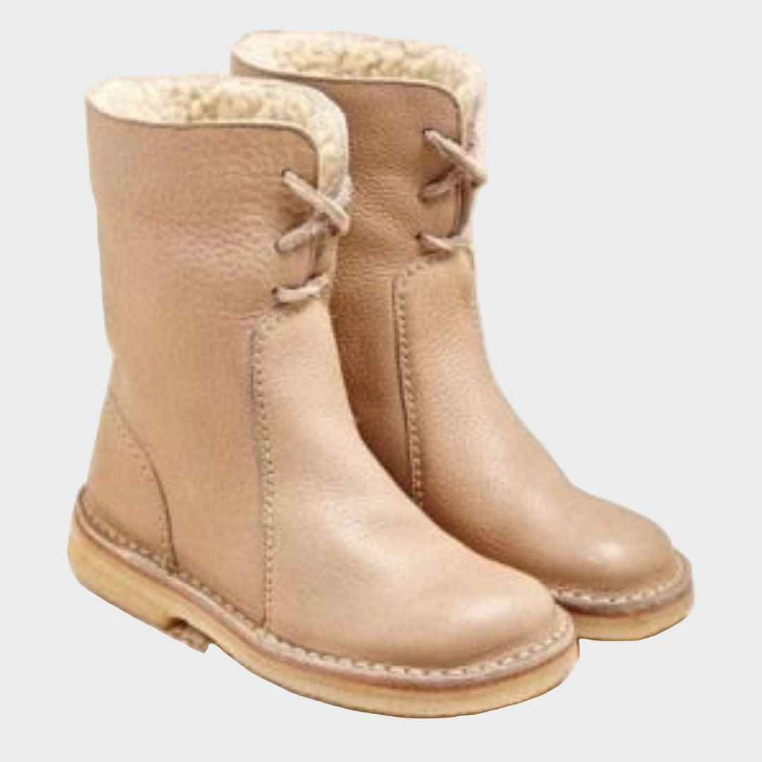 BERTA | BOTTES EN CUIR IMPERMÉABLES À DOUBLURE EN LAINE