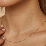 Bodega Box Necklace | Gold