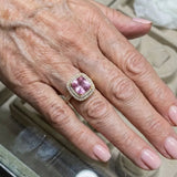BAGUE COUSSIN SAPHIR OR